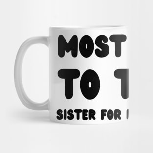 Most Likely To Trade Sister For More Presents Mug